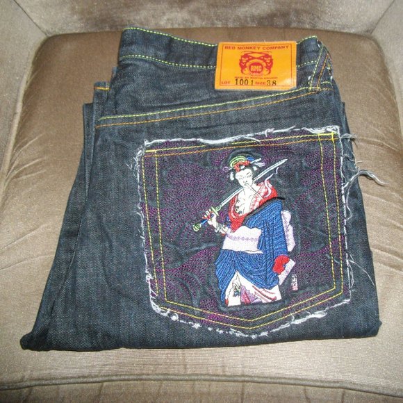 Red Monkey Company Jeans - Picture 1 of 5